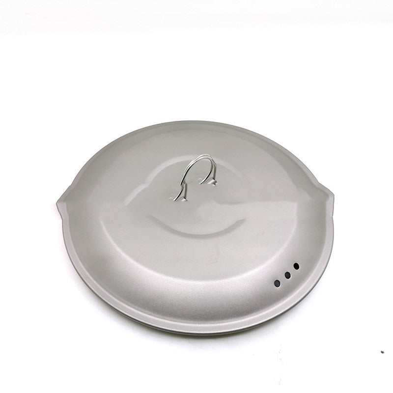 Pure Titanium Outdoor Set Pot Camping Titanium Pot Folding