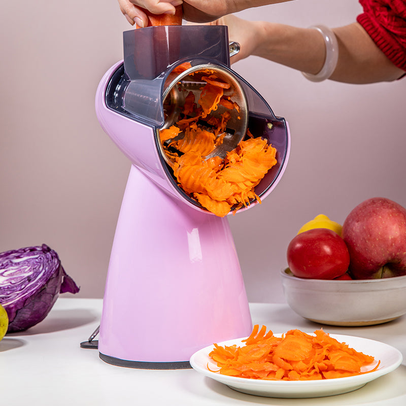 Nutricraft Premium Food Cutter: Multi-Functional, Aluminum Unibody Design and No Electricity Required