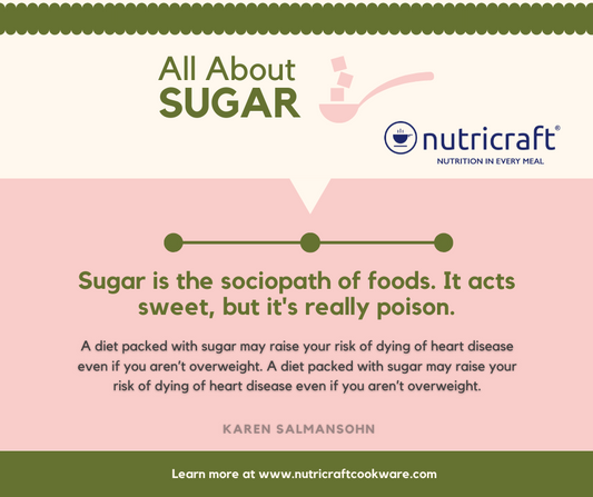 Reduce daily sugar consumption and enjoy the benefit.