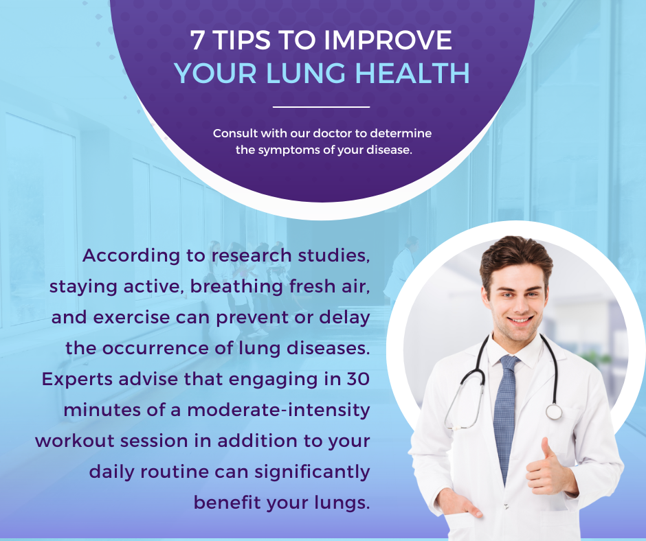 What are the early symptoms of lung disease?