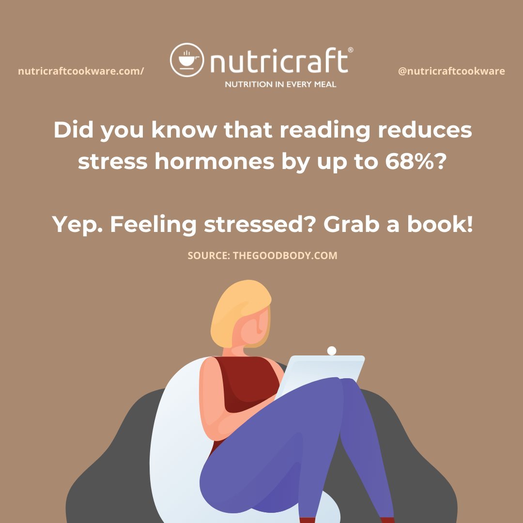 Feeling stressed? Grab a book!