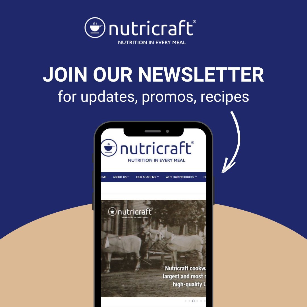 Join our Newsletter for Updates, Promos, Recipes