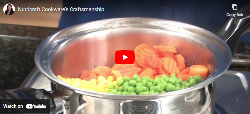 Load video: Nutricraft Cookware&#39;s Craftsmanship