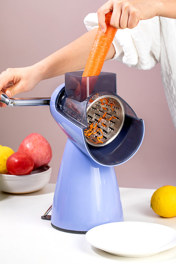 X Home 5-in-1 Rotary Cheese Grater, Upgraded Cheese Shredder with