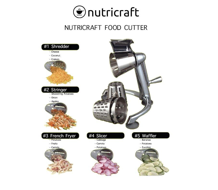Food Cutter with 5 Cones – Nutricraft